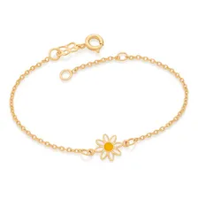 Pulseira Rommanel Infantil Banhado Ouro Margarida 551741 Foto mini 1