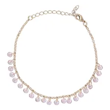 Pulseira Semijoia Cristal Lilas R贸dio Foto mini 1