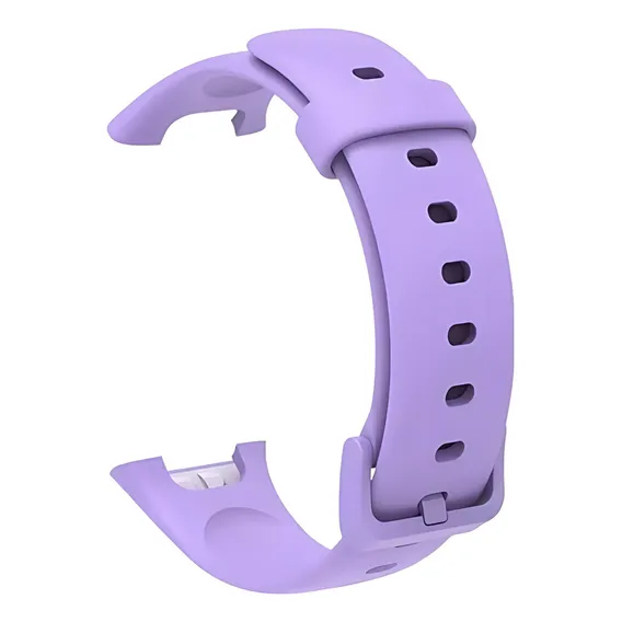 Pulseira Silicone Colorida Sport Para Xiaomi Mi Band 7 Pro Cor Lilás Foto 1