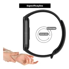 Pulseira Silicone Esportiva Lisa Para Xiaomi Mi Band 8 Foto mini  2