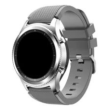 Pulseira Silicone Para Samsung Galaxy Watch 3 45mm (22mm) Cor Cinza Foto mini 1