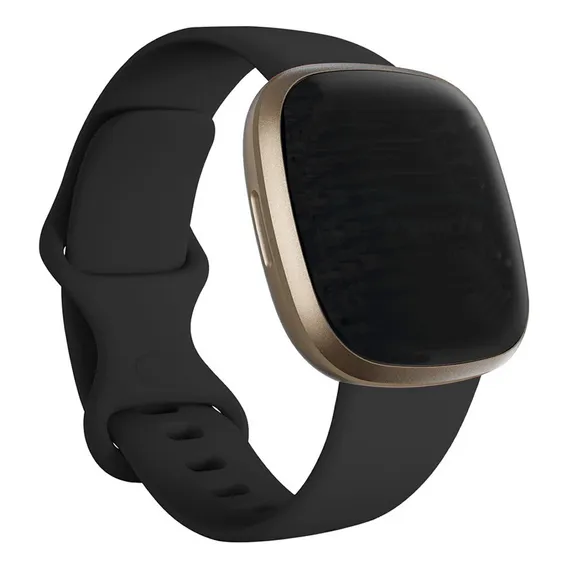 Pulseira Sport Borboleta Para Fitbit Versa 3, Fitbit Sense Cor Preto Foto 1
