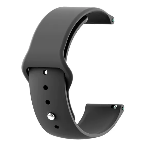 Pulseira Sport Compatível Xiaomi Watch S3 / Haylou Watch S8 Cor Preta Foto 1