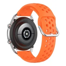 Pulseira Sport Moderna Para Samsung Galaxy Watch Active 2 Cor Laranja Foto mini 2