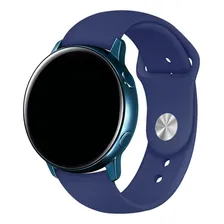Pulseira Sport Para Galaxy Watch Active 40mm - Gear S2 Classic - Gear Sport R600 - Galaxy Watch 42mm - Amazfit Bip Lite Cor Azul Royal Foto  mini 1