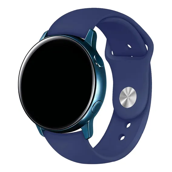 Pulseira Sport Para Galaxy Watch Active 40mm - Gear S2 Classic - Gear Sport R600 - Galaxy Watch 42mm - Amazfit Bip Lite Cor Azul Royal Foto 1