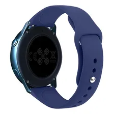 Pulseira Sport Para Galaxy Watch Active 40mm - Gear S2 Classic - Gear Sport R600 - Galaxy Watch 42mm - Amazfit Bip Lite Cor Azul Royal Foto mini  2