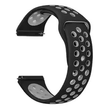Pulseira Sport Para Gear S3 Frontier - Gear S3 Classic - Galaxy Watch 46mm Bt R800 R805 Cor Preto/Cinza Foto mini 3