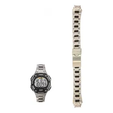 Pulseira Timex T5h981 Cor Prata Largura 14 Mm Foto mini 1