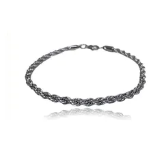 Pulseira Trançado Trabalhada Em Aço Inoxidável Foto mini 1