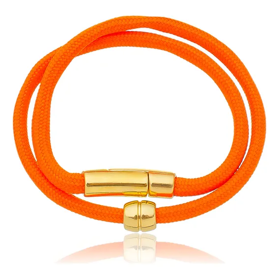 Pulseira Unissex Cordão Elegante Luxo Tira Preta Versátil Foto 1
