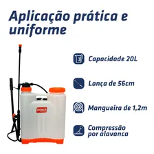 Pulverizador Costal 20l C/ 4 Bicos Gp2000 Intech Machine Foto mini 3