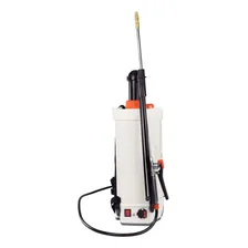 Pulverizador Costal Bateria 20l Bomba Passar Veneno Tramonti Cor Branco/laranja Foto mini 3