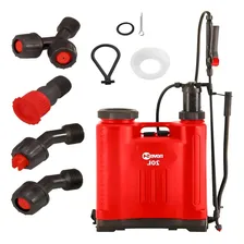 Pulverizador Manual Costal 20 Litros Nove54 - Bomba Veneno Cor Vermelho Foto mini 4