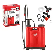 Pulverizador Manual Costal 20 Litros Nove54 - Bomba Veneno Cor Vermelho Foto mini 3