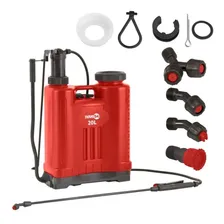 Pulverizador Manual Costal 20 Litros Nove54 - Bomba Veneno Cor Vermelho Foto mini 1