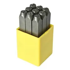 Punção Jogo Marcador Pino Números De 10mm Marcação Algarismo Foto mini 1