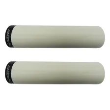 Punho Bicicleta Manopla Calypso Em Silicone Com Bike Branco Foto mini 1