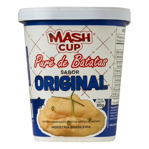 Purê De Batatas Instantâneo Mash Cup Sabores Nutrilandia Foto 1