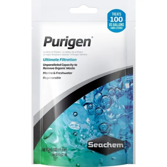 Purigen Seachem 100 (embalagem Original)trata 400 Litros Foto 1