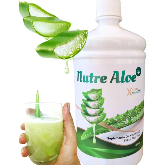 Puro Gel De Babosa Organico Nutrealoe 1 Litro Suco Puro Foto 1