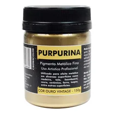 Purpurina Cromacolor 150g Ouro Vintage Foto mini 1