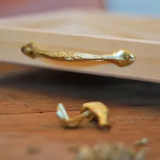 Puxador Alça Turca Grande 6 Peças Decoração Caixas Cor Latonado Foto mini 4