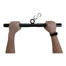 Puxador Barra Reta Cross Over Triceps Biceps Sem Giro 50 Cm Foto mini 2