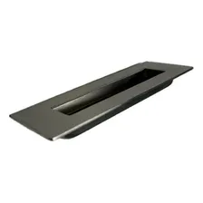 Puxador Concha Embutir Porta Gaveta Inox Escovado 15cm Foto mini 3