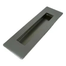 Puxador Concha Embutir Porta Gaveta Inox Escovado 15cm Foto mini 4