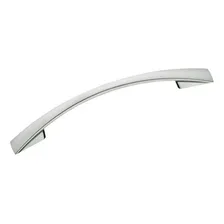 Puxador curvo sonico 2092 288mm aço Escovado Italy Line Foto mini 2