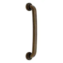 Puxador De Gaveta Vintage Colonial Retrô Latao Maciço Bronze Foto  mini 1