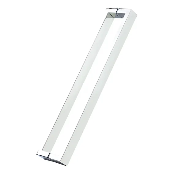 Puxador De Porta Retangular 600mm Inox Polido - Silvana Foto 1