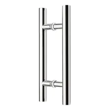Puxador Duplo Cleveland Inox 1 Metro Porta Madeira/vidro Cor Polido Foto mini 1