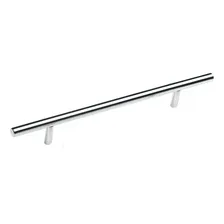 Puxador Haste Redondo Inox Escovado 448mm Porta Guarda Roupa Renna Foto mini 1