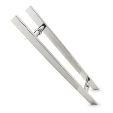 Puxador Inox Chato 20 Centímetros Polido Duplo Foto mini  3