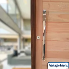 Puxador Inox Retangular Star 1,20m Modelo Chapa Moderno Acabamento Polido (com Brilho) Foto mini 4