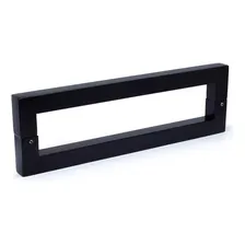 Puxador Inox Tipo C Para Porta 40x20 40cm Cor Preto Lisa Foto mini 2