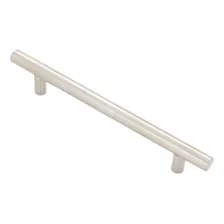 Puxador M贸veis Inox Haste Redonda Escovado 96mm Lisa Foto mini 1