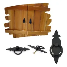 Puxador Para Moveis,losango Na Cor Preto Rustico,antigo 14un Foto  mini 1