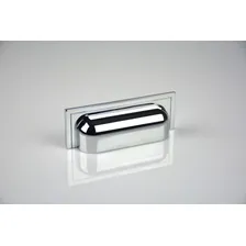 Puxador Para M贸vel Concha Plymouth Zp5420 Cromado 80mm - Zen Foto mini 2