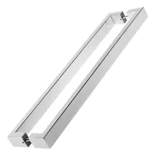 Puxador Para Porta De Corrertipo C Inox Escovado 50x30 100cm Foto mini 1