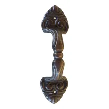 Puxador Para Porta Em Bronze 21 X 5,5 Cm Artesanal Maravilha Foto mini 1