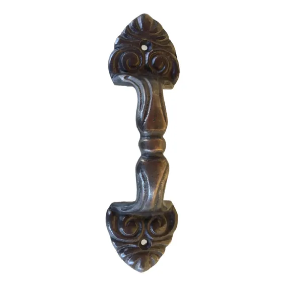 Puxador Para Porta Em Bronze 21 X 5,5 Cm Artesanal Maravilha Foto 1