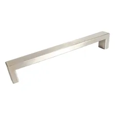 Puxador Porta Arm谩rio M贸veis Gaveta Inox 256mm Abruzzo Cor Escovado Fosco Foto mini 1