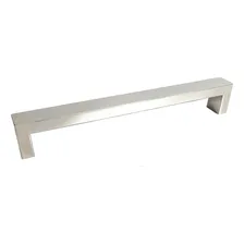 Puxador Porta Armário Móveis Gaveta Inox 256mm Abruzzo Cor Polido Brilhante Foto mini 1