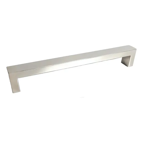 Puxador Porta Armário Móveis Gaveta Inox 256mm Abruzzo Cor Polido Brilhante Foto 1