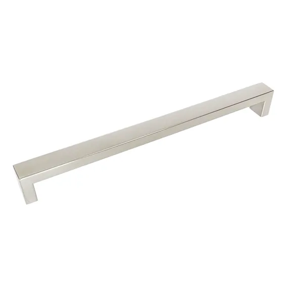 Puxador Porta Armário Móveis Gaveta Inox 256mm Abruzzo Cor Polido Brilhante Foto 1