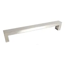Puxador Porta Armário Móveis Gaveta Inox 256mm Abruzzo Cor Polido Brilhante Foto mini 1