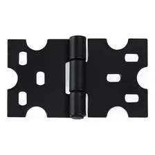 Puxador Rustico + Dobradiças Rustica Na Cor Preto Kit 10 Pcs Foto mini 4